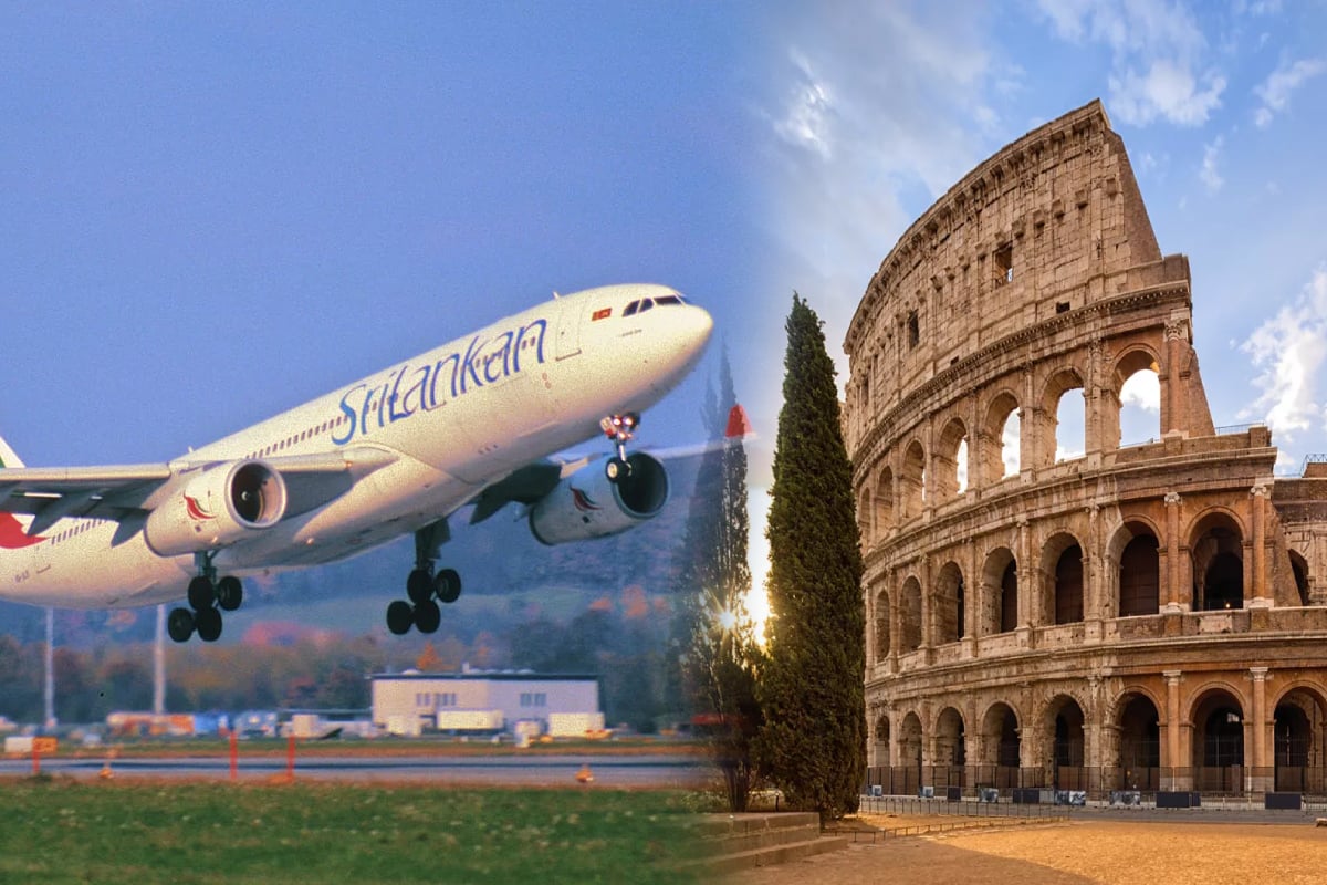 10 ஆண்டுகளின் பின்னர் இத்தாலிக்கு நேரடியாக சென்ற ஸ்ரீலங்கன் ஏர்லைன்ஸ் விமானம் | Sri Lankan Airlines Travelled To Rome