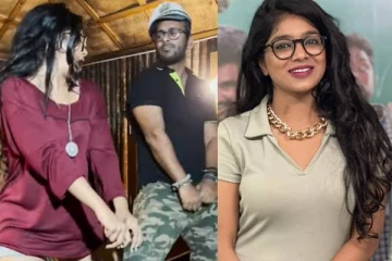 பொண்ணு, பார்ட்டிக்கு சென்று ஆணுடன் ஆட்டம் போட்டா தப்பா? சர்ச்சையை கிளப்பிய தொகுப்பாளினி..