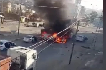 காஸாவில் பொதுமக்கள் சென்ற வாகன தொடரணிமீது தாக்குதல் : பலர் பலி (காணொளி)