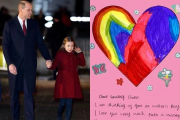 குட்டி இளவரசி சார்லட் தான் சந்திக்காத தன் பாட்டி டயானாவுக்கு எழுதியுள்ள மனதைத் தொடும் செய்தி...