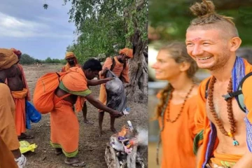 இலங்கையில் அனைவரது கவனத்தையும் ஈர்த்த வெளிநாட்டு சுற்றுலாப் பயணிகளின் செயல்! (Photos)