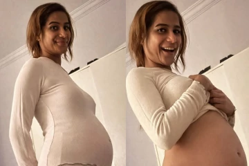 கர்ப்பமாக இருப்பதாக போட்டோ வெளியிட்ட நடிகை.. வறுத்தெடுக்கும் நெட்டிசன்கள்