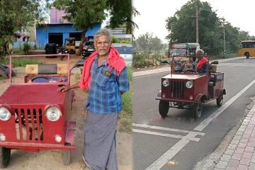 பள்ளிக்கூடம் பக்கமே போனதில்ல; ஸ்கூட்டியை ஜீப்பாக்கிய தேனி முதியவர் - குவியும் பாராட்டு!