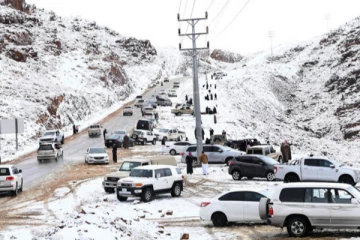 பனிப்பிரதேசமாக மாறிய பாலைவனம்: உண்மையா AI காட்சியா என வியக்கும் இணையம்