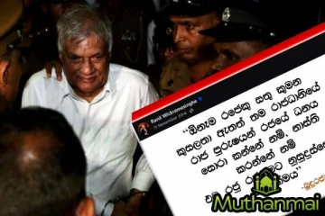 தன் நிலையை முன்பே கணித்தாரா ரணில்: வைரலாகும் முகநூல் பதிவு