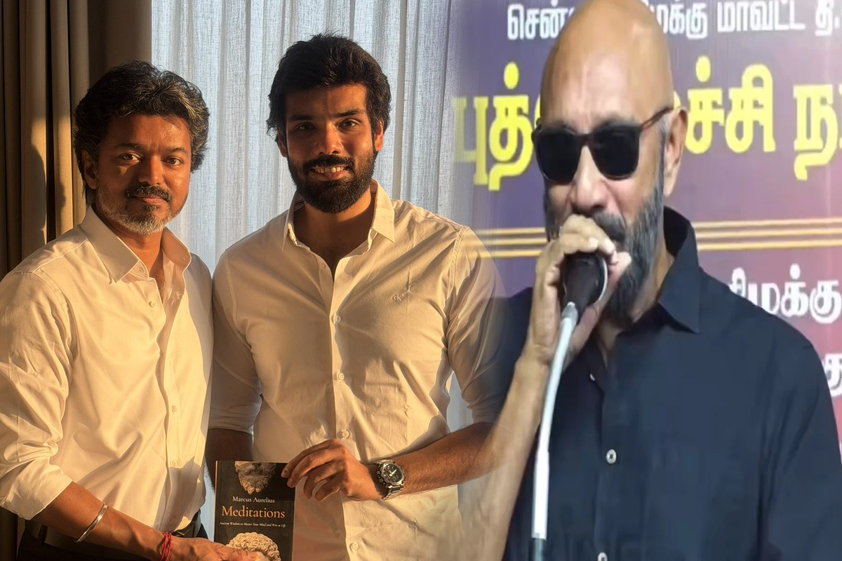 DMK தோல்விக்கு மேடையில் கண்ணீர் விட்ட சத்யராஜ்! | Actor Sathyaraj Tears On Stage Over Dmk Defeat