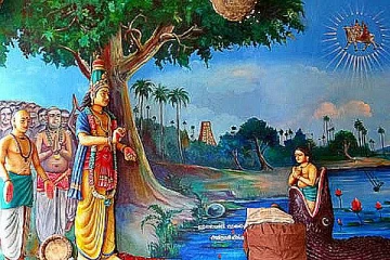 முதலை வாயில் சிக்கி கொண்ட ஆதிசங்கரர் கால்: நடந்தது என்ன?