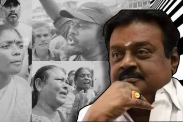 கேப்டனுக்கு மெரினாவில இடம் கொடுத்தே ஆகணும் - ஆவேசத்துடன் தொண்டர்கள்..!