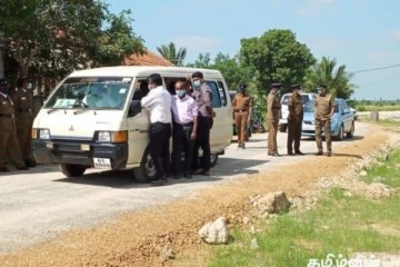 யாழ் மண்டைதீவில் காணி அபகரிப்புக்கு எதிராக மக்கள் போராட்டம்! பொலிஸார் குவிப்பு