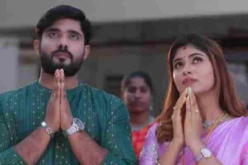 மோதலும் காதலும் சீரியலின் கிளைமேக்ஸ் காட்சி படமாக்கப்பட்டது.... படப்பிடிப்பு தள போட்டோ