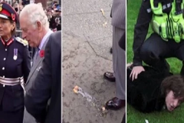 பிரித்தானிய மன்னர் மூன்றாம் சார்லஸ் மீது முட்டை வீச முயன்ற நபர் கைது