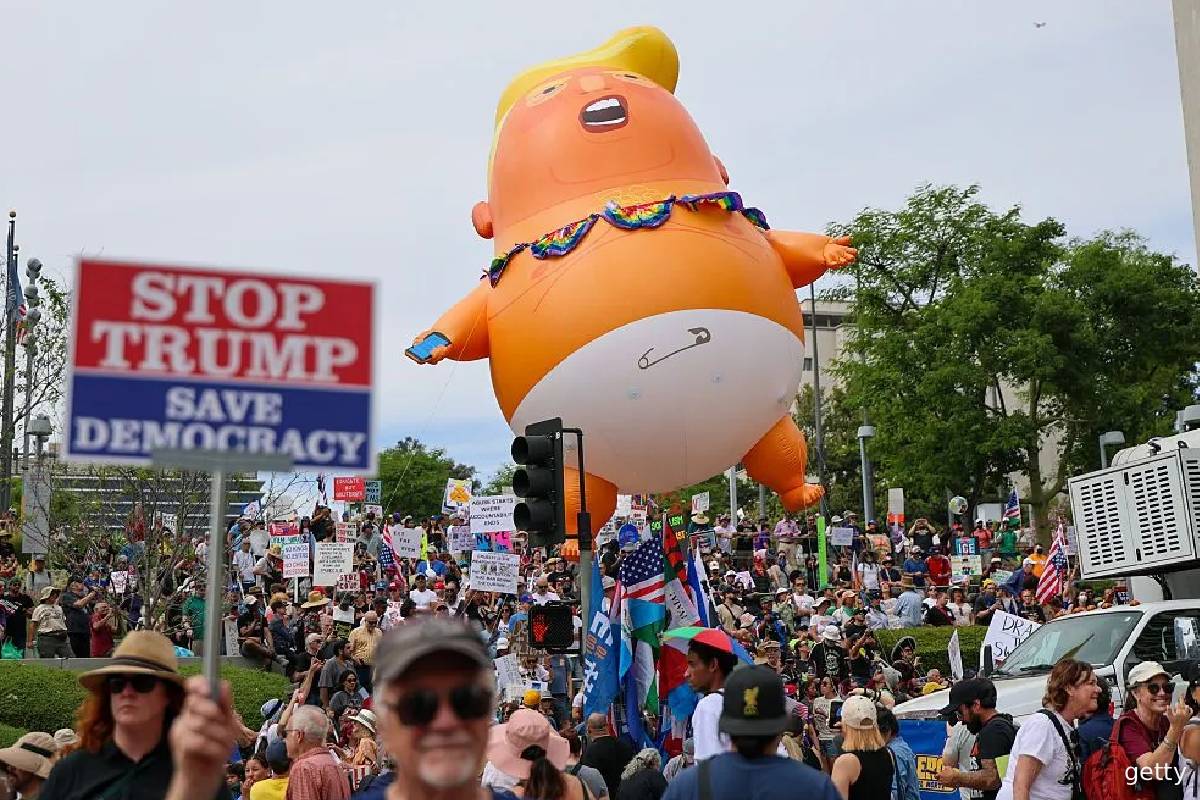 அமெரிக்காவை குலுங்க வைத்த... ட்ரம்பிற்கு எதிரான No Kings ஆர்ப்பாட்டங்கள் | No Kings Protests Across The Us