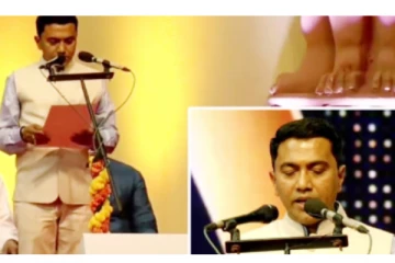 2-வது முறையாக கோவா முதலமைச்சராக பதவியேற்றார் பிரமோத் சாவந்த்