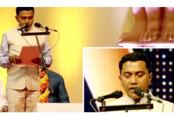 2-வது முறையாக கோவா முதலமைச்சராக பதவியேற்றார் பிரமோத் சாவந்த் - தமிழ்நாடு