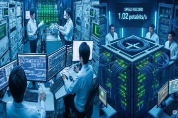 ஒரு வினாடிக்கு சுமார் 1 மில்லியன் ஜிகாபைட் ; உலக சாதனை படைத்த பொறியாளர்கள்