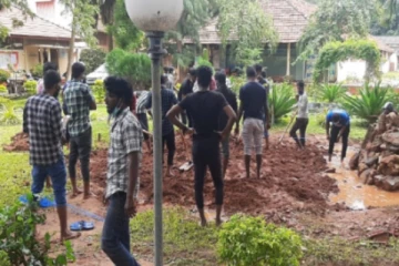இடித்தழிக்கப்பட்ட நினைவுதூபி! மாணவர்களினால் முன்னெடுக்கப்பட்ட அடுத்தகட்ட நடவடிக்கை