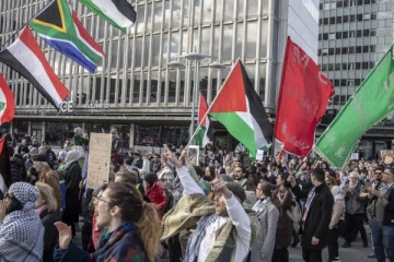 ஸ்வீடனிலும் பாலஸ்தீன ஆதரவு போராட்டங்கள்