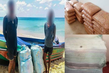 யாழில் 28 மில்லியன் ரூபாய் பெறுமதியான கேரள கஞ்சாவுடன் இருவர் கைது