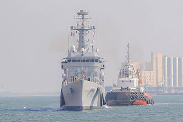 கொழும்பு துறைமுகத்தை வந்தடைந்த பிரபல நாட்டு கப்பல்! | Indian Ship Ins Sukanya Arrived At Colombo Port