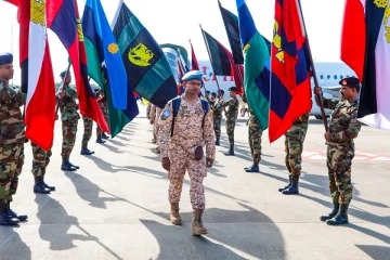 மாலியில் இருந்து நாடு திரும்பிய இலங்கை இராணுவப் படையினர்