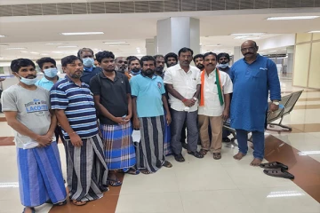 30 நாட்களுக்கு பின்னர் வீடு திரும்பிய தமிழக மீனவர்கள்