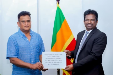 Rebuilding Sri Lanka நிதியத்திற்கு அமெரிக்காவில் வசிக்கும் இலங்கையர்களினால் நிதி நன்கொடை