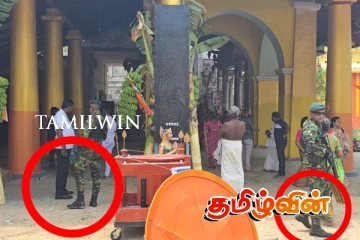 யாழில் பிரசித்தி பெற்ற ஆலயத்திற்குள் சப்பத்துக் காலுடன் நுழைந்த சிறப்பு அதிரடிப்படை