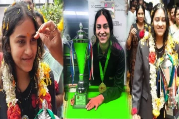 உலக ஸ்னூக்கர் போட்டி; தங்கம் வென்ற இந்திய வீராங்கனை கீர்த்தனா பாண்டியனுக்கு உற்சாக வரவேற்பு!