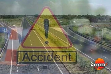 දක්ෂිණ අධිවේගයේ අනතුරක් -මංතීරුවක් අවහිරයි