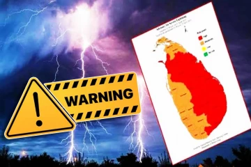 கடுமையான மின்னல் எச்சரிக்கை: 19 மாவட்டங்களுக்கு சிவப்பு எச்சரிக்கை