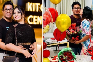 ජනප්‍රිය සුරූපී නිලි විනූ සිරිවර්ධන ආදරණීය සැමියාගේ උපන්දිනය වෙනුවෙන් ඔහුට දීපු අපූරු සප්‍රයිස් එක (PHOTOS)