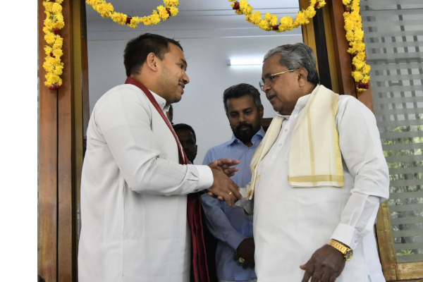 நாமல் சந்தித்த கர்நாடகாவின் முக்கிய அரசியல் தலைவர் | Namal Rajapaksa Siddaramaiah
