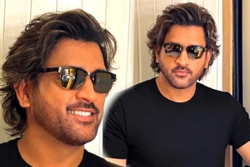 ஹாலிவுட் ஹீரோ போல்., புதிய தோற்றத்தில் எம்.எஸ். தோனி.. புகைப்படங்கள் வைரல்