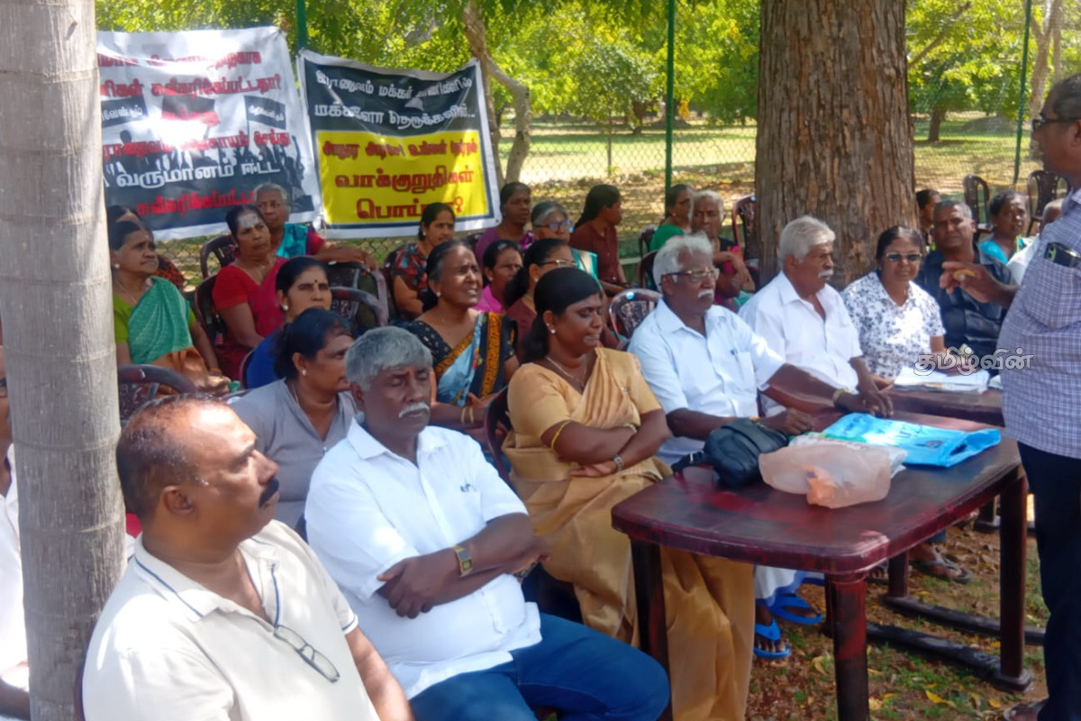 புதிதாக ஓர் அங்குல நிலம்கூட இந்த அரசு விடுவிக்கவில்லை! தொடரும் மயிலிட்டி மக்களின் போராட்டம் | This Government Not Released Even Single Inch Land