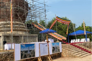 கடும் எதிர்ப்புகளை மீறி யாழ்ப்பாணத்தில் புதிய விகாரை  - இராணுவத் தளபதி நேரில் ஆராய்வு
