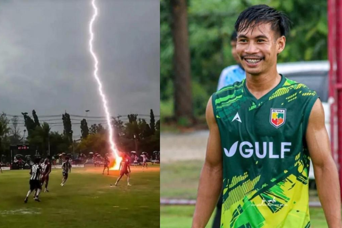 Thai-Footballer-Lightning-Strike-During-Match