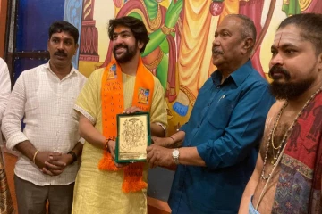 ஆன்மீக குரு ஆச்சார்ய தீரேந்திர கிருஷ்ண சாஸ்திரி நுவரெலியா சீதா எலிய சீதையம்மன் ஆலயத்திற்கு விஜயம்