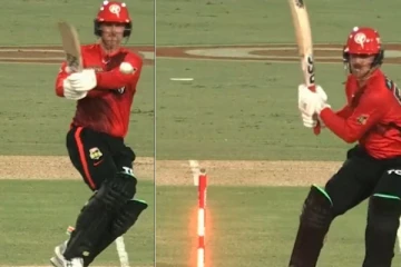 ලොවම මවිත කළ ක්‍රිකට් පිටියේ අද්භූත දැවීයාම - එම අවස්ථාව මෙන්න..(VIDEO)