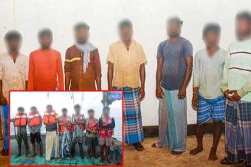 அத்துமீறி மீன்பிடியில் ஈடுபட்ட 14 இந்திய மீனவர்கள் கைது!