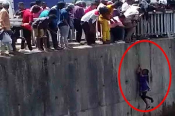 நீர்த்தேக்கத்தில் தவறி விழுந்த யுவதி; பெரும் பிரயத்தனத்தின் பின் மீட்பு