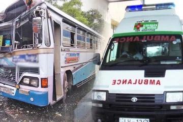 கொழும்பு பிரதான வீதியில் விபத்து - 20 பேர் படுகாயம்