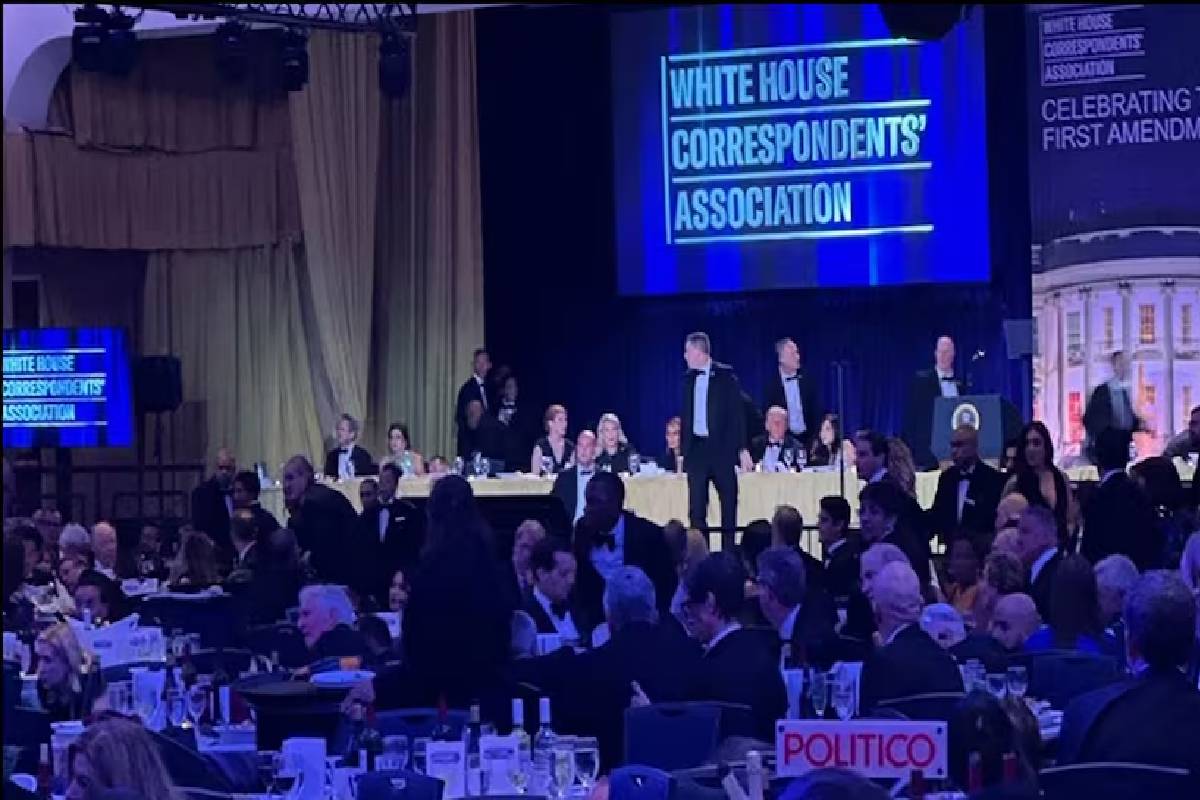 துப்பாக்கிச் சூட்டில் இருந்து நூலிழையில் தப்பிய டிரம்ப்! வெளியான பரபரப்பு காட்சிகள் | Trump Speaks After Shots Fired At White House