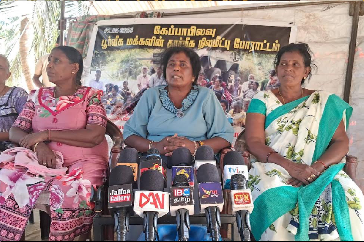 கேப்பாப்பிலவில் காணிகளை விடுவிக்க வலியுறுத்தி 37 வது நாளாக தொடரும் போராட்டம்... | Protest Continues For 37Th Day In Keppapilavu
