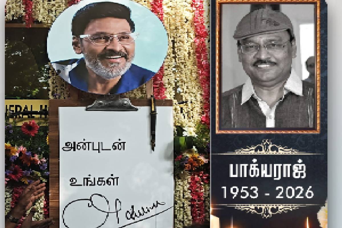 விடைபெற்றார் பாக்யராஜ்..பெசன்ட் நகரின் நடந்தது இறுதிச்சடங்கு.. | K Bhagyaraj Cremated With State Honors