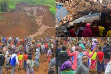 ජීවිත 50 ක් අහිමි වූ ඉතියෝපියානු නාය යෑම.. තවත් මරණ ඉහළ යෑමේ අවදානමක්...