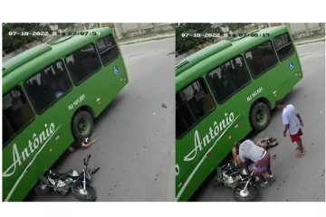 மின்னல் வேகத்தில் இடித்த பஸ்... நூலிழையில் உயிர் தப்பிய நபர் - பதற வைக்கும் அதிர்ச்சி வீடியோ வைரல்