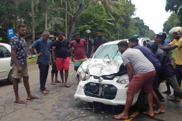 පුද්ගලයින් 7ක් රෝහලට යැවූ හුංගම බිහිසුණු අනතුර