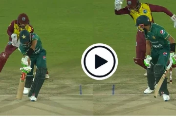 டக் அவுட் ஆகி மோசமான சாதனை படைத்த பாபர்  அசாம்! பாகிஸ்தான் அபார வெற்றி