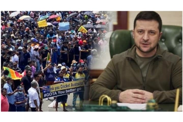 இலங்கையில் நிலவும் பொருளாதார நெருக்கடிக்கு ரஷ்யா தான் காரணம் - அதிபர் ஜெலென்ஸ்கி குற்றச்சாட்டு