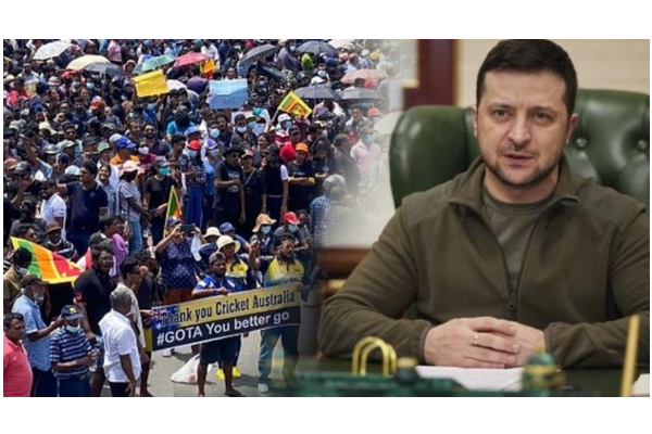 இலங்கையில் நிலவும் பொருளாதார நெருக்கடிக்கு ரஷ்யா தான் காரணம் - அதிபர் ஜெலென்ஸ்கி குற்றச்சாட்டு - தமிழ்நாடு